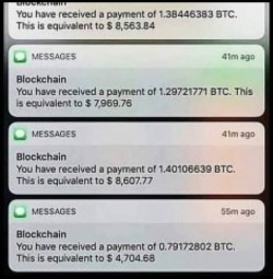 Getting your payment in your bitcoin wallet account